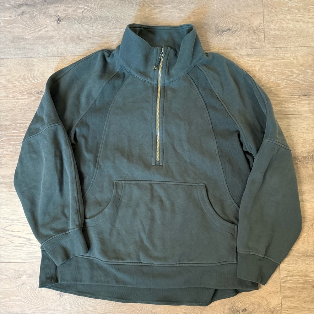 lululemon athletica Green Zip-Up Jacket
